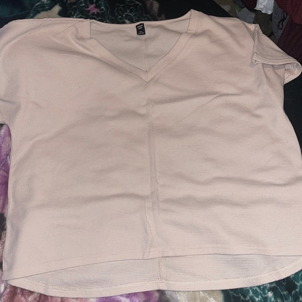Tan shirt
